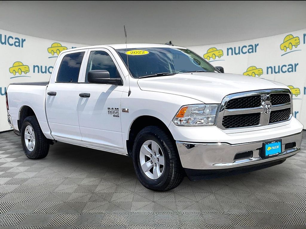 Bright White Clearcoat 2022 RAM 1500 Pickup Truck Four-Wheel Drive 8-Speed Automatic