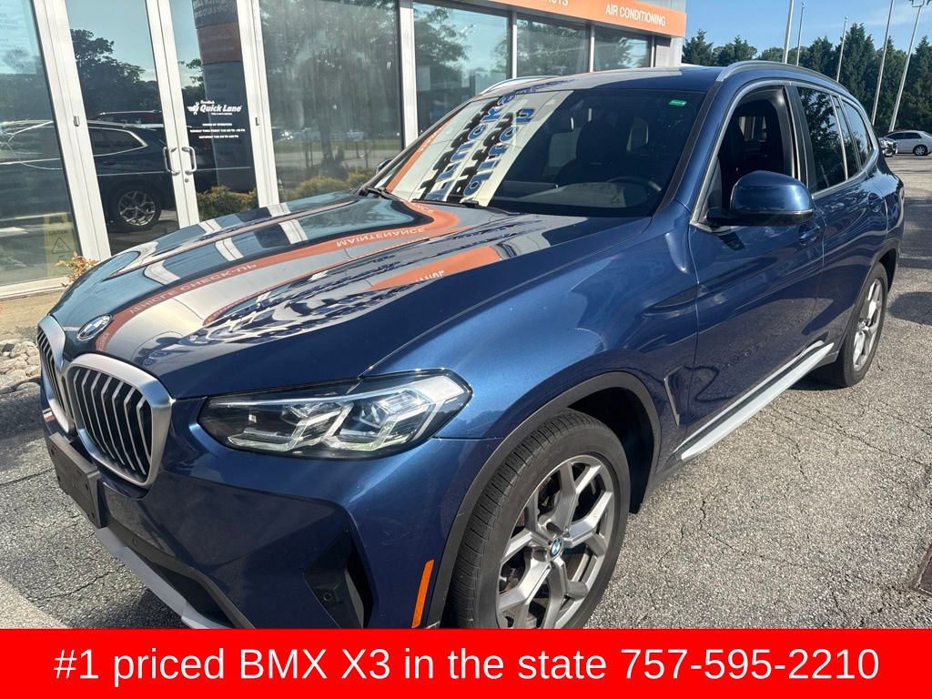 Phytonic Blue Metallic 2022 BMW X3 SUV / Crossover All-Wheel Drive 8-Speed Automatic