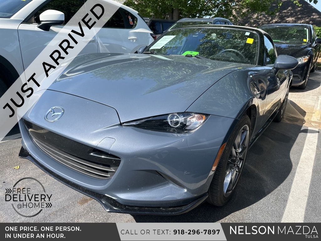 Polymetal Gray 2020 Mazda MX-5 Miata Grand Touring RWD Convertible Rear-Wheel Drive 6-Speed Automatic