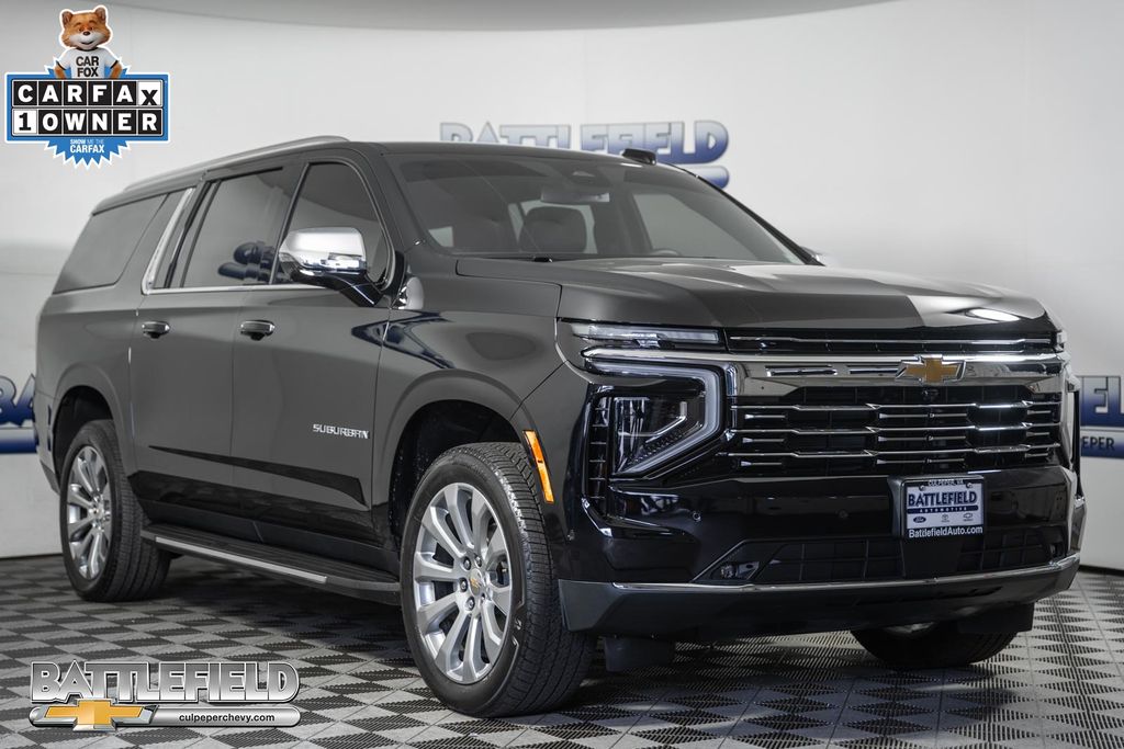 Black 2026 Chevrolet Suburban Premier 4WD SUV / Crossover Four-Wheel Drive