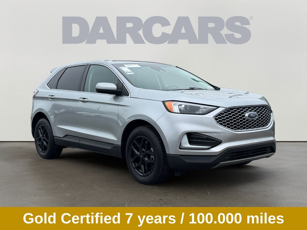 Silver Metallic 2024 Ford Edge SEL AWD SUV / Crossover All-Wheel Drive 8-Speed Automatic