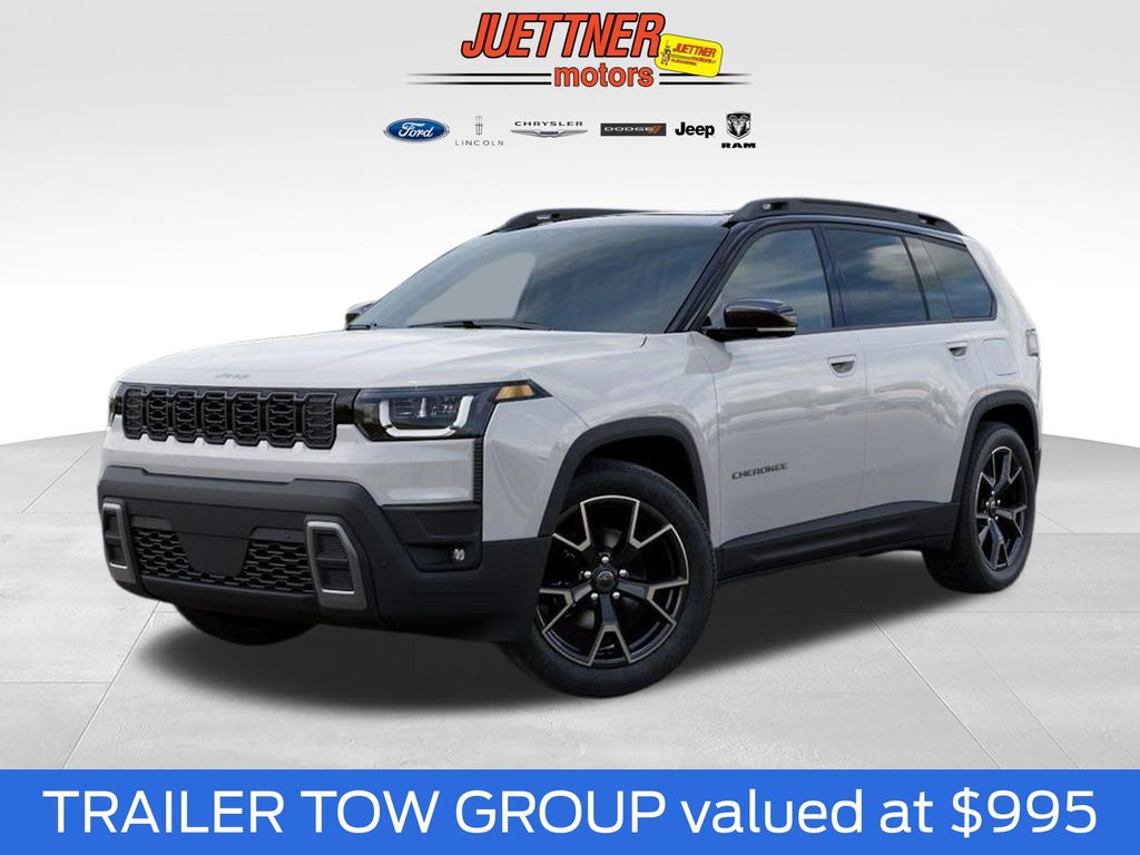 Bright White Clearcoat 2026 Jeep Cherokee Overland 4WD SUV / Crossover Four-Wheel Drive Continuously Variable Transmission
