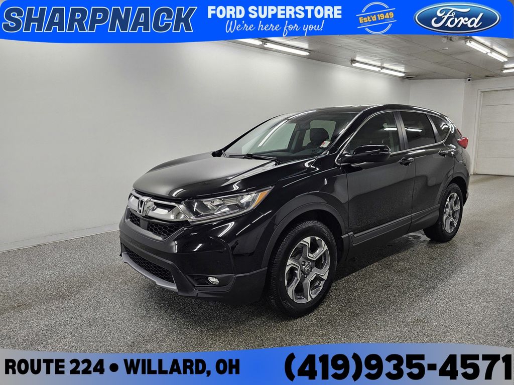 Black 2018 Honda CR-V EX-L AWD SUV / Crossover All-Wheel Drive Continuously Variable Transmission