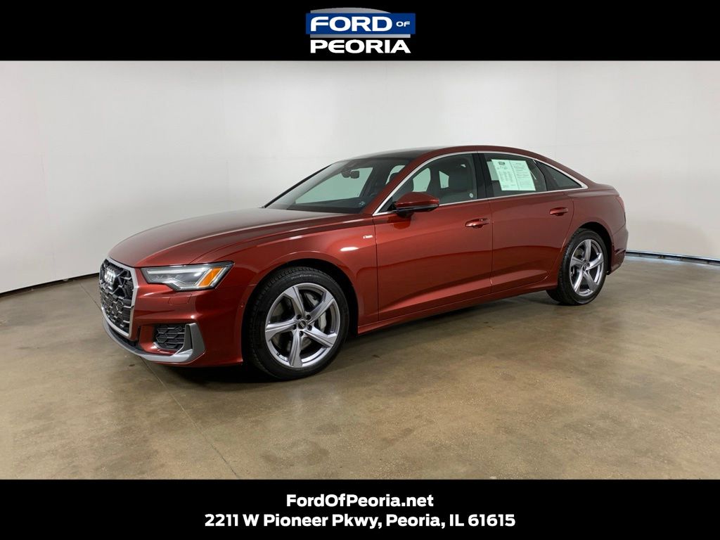 Grenadier Red Metallic 2024 Audi A6 Sedan All-Wheel Drive 7-Speed Automatic