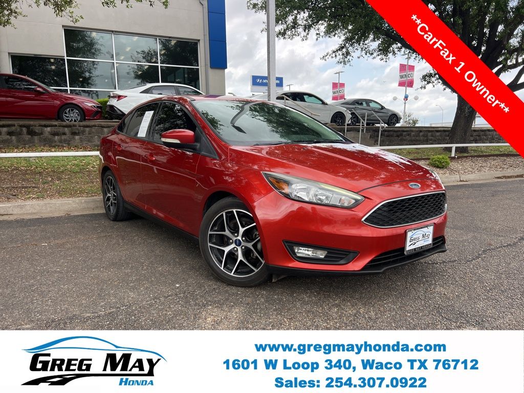Chili Pepper Red 2018 Ford Focus SEL Sedan Front-Wheel Drive 6-Speed Automatic