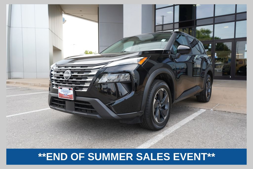Super Black 2025 Nissan Rogue SUV / Crossover Front-Wheel Drive Continuously Variable Transmission