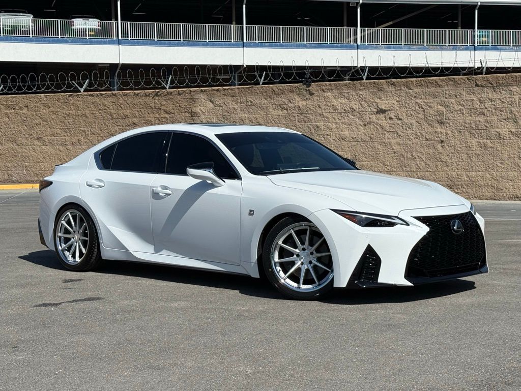 Ultra White 2023 Lexus IS 350 F Sport RWD Sedan Rear-Wheel Drive 8-Speed Automatic