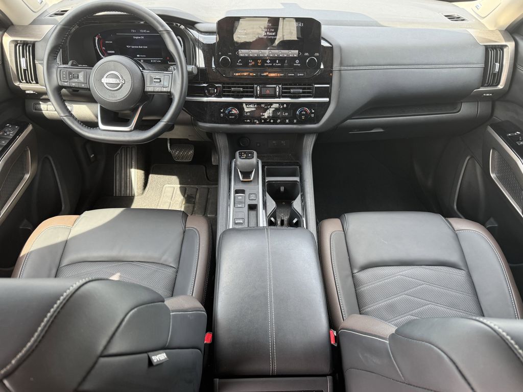 2025 Nissan Pathfinder Platinum Gray at Texan Dodge Chrysler Jeep Ram