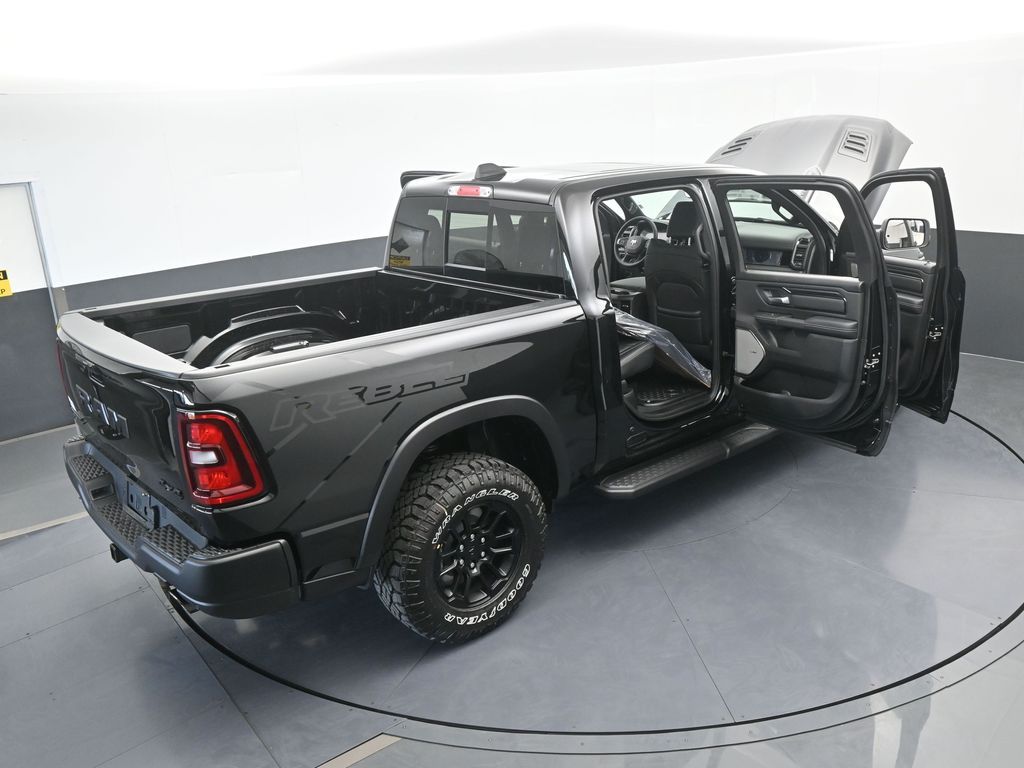 New 2026 Diamond Black Crystal Pearlcoat Ram Rebel image 68