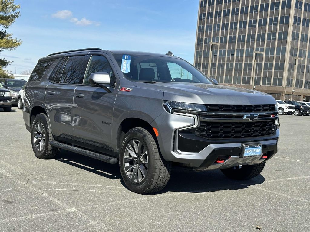 Gray (Steel Metallic) 2022 Chevrolet Tahoe Z71 4WD SUV / Crossover Four-Wheel Drive