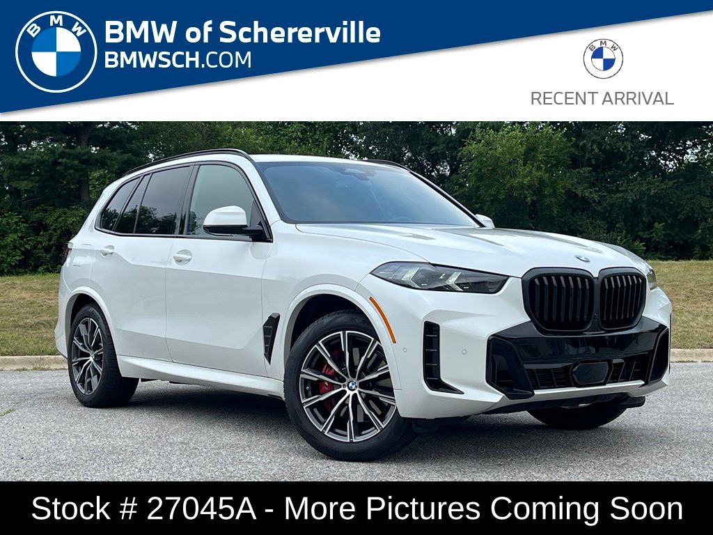 Mineral White Metallic 2025 BMW X5 SUV / Crossover All-Wheel Drive 8-Speed Automatic