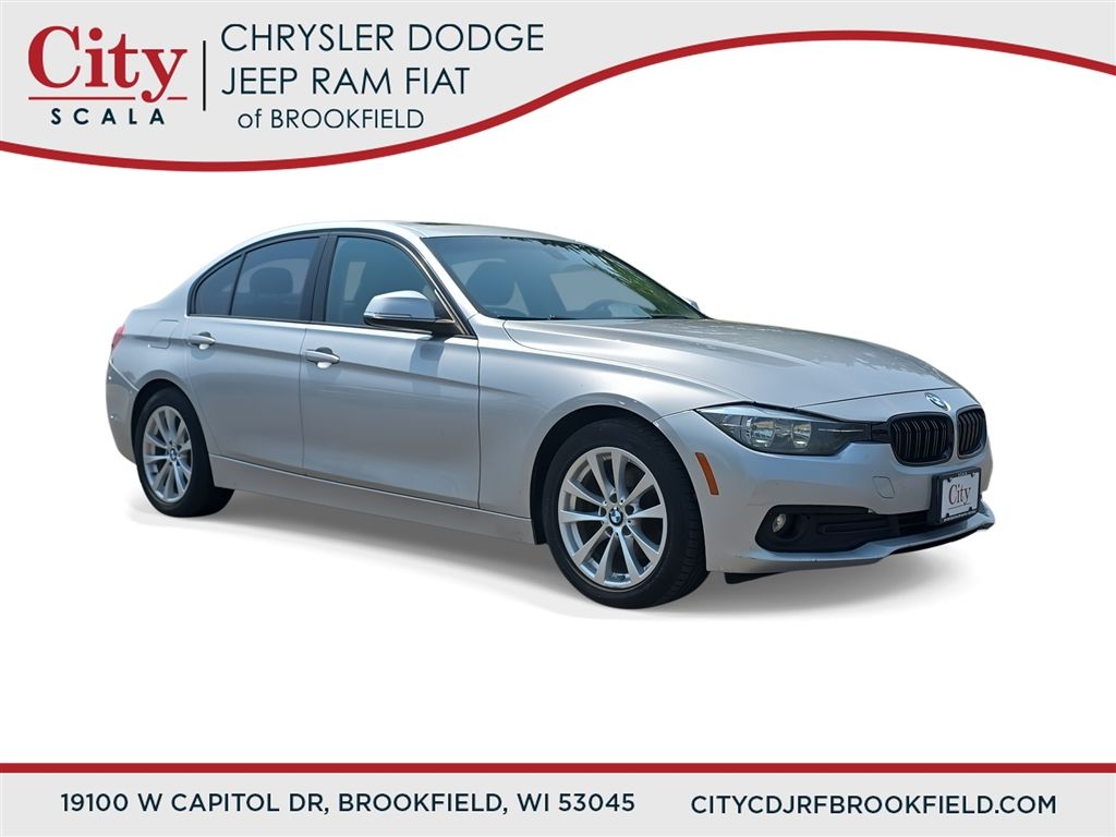 Glacier Silver Metallic 2016 BMW 3 Series Sedan All-Wheel Drive 8-Speed Automatic
