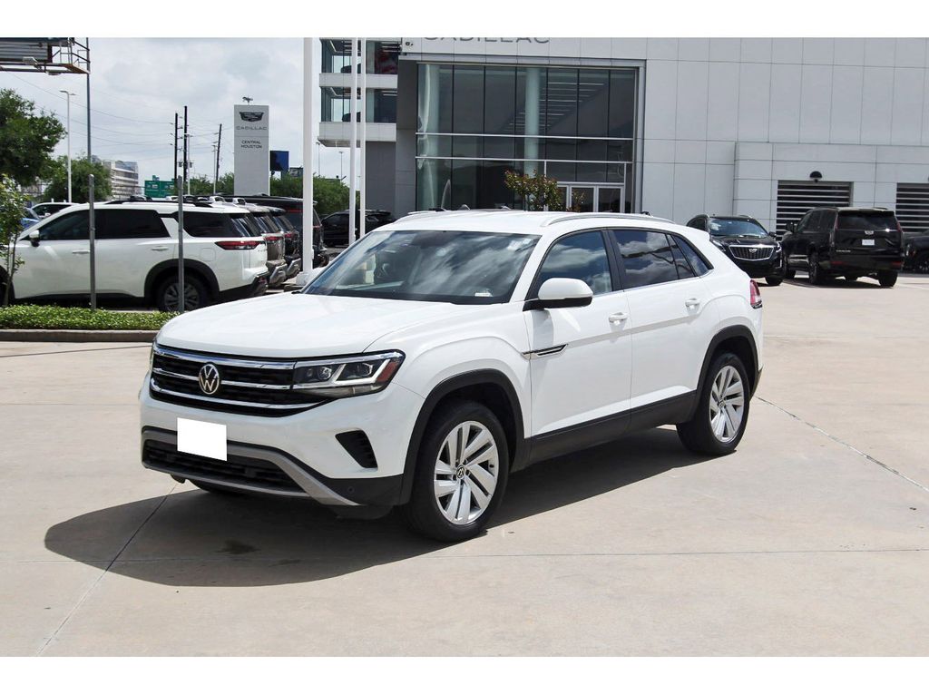 2020 Volkswagen Atlas Cross Sport 3.6L V6 SE w/Technology White at DeMontrond Auto Country