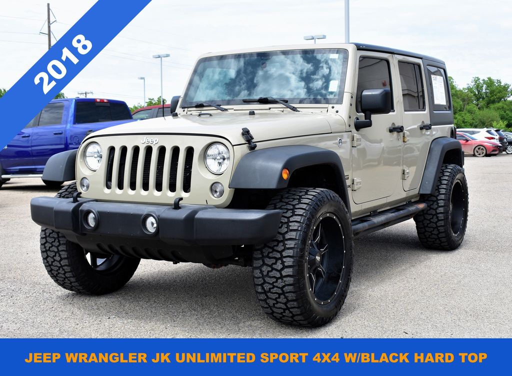 Brown (Gobi Clearcoat) 2018 Jeep Wrangler JK Unlimited Sport 4WD SUV / Crossover Four-Wheel Drive 5-Speed Automatic