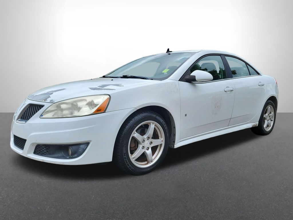 Summit White 2009 Pontiac G6 Sedan Front-Wheel Drive Automatic