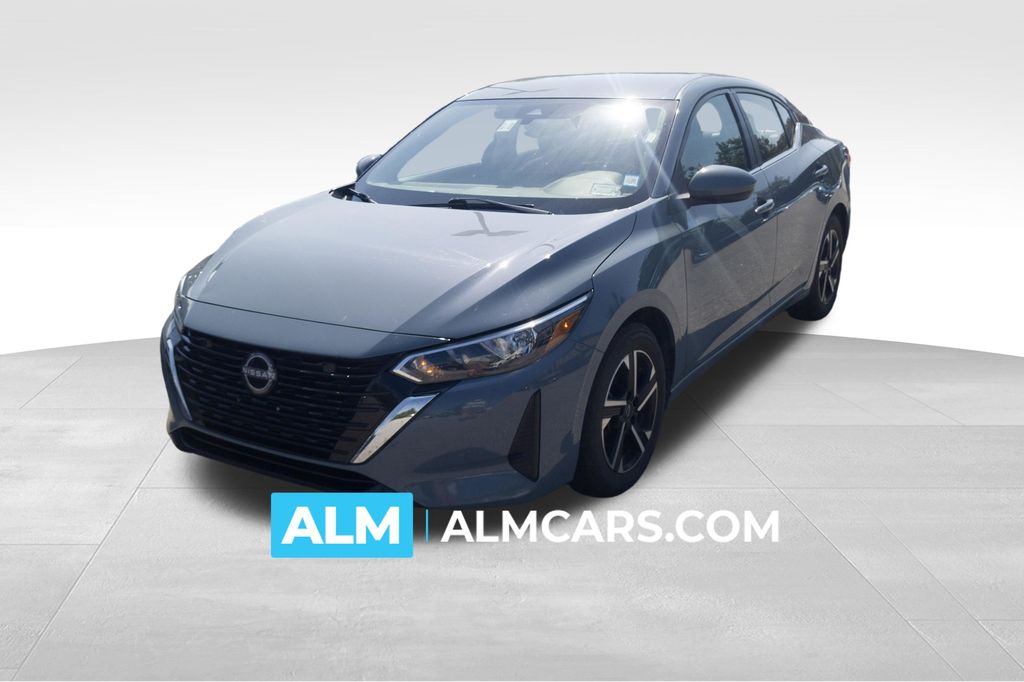Atlantic Gray Metallic 2024 Nissan Sentra Sedan Front-Wheel Drive Continuously Variable Transmission