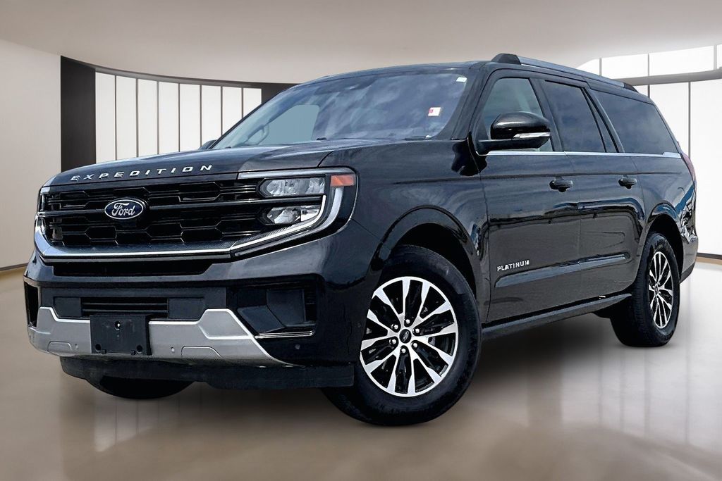 Black Metallic 2025 Ford Expedition MAX Platinum 4WD SUV / Crossover Four-Wheel Drive Automatic