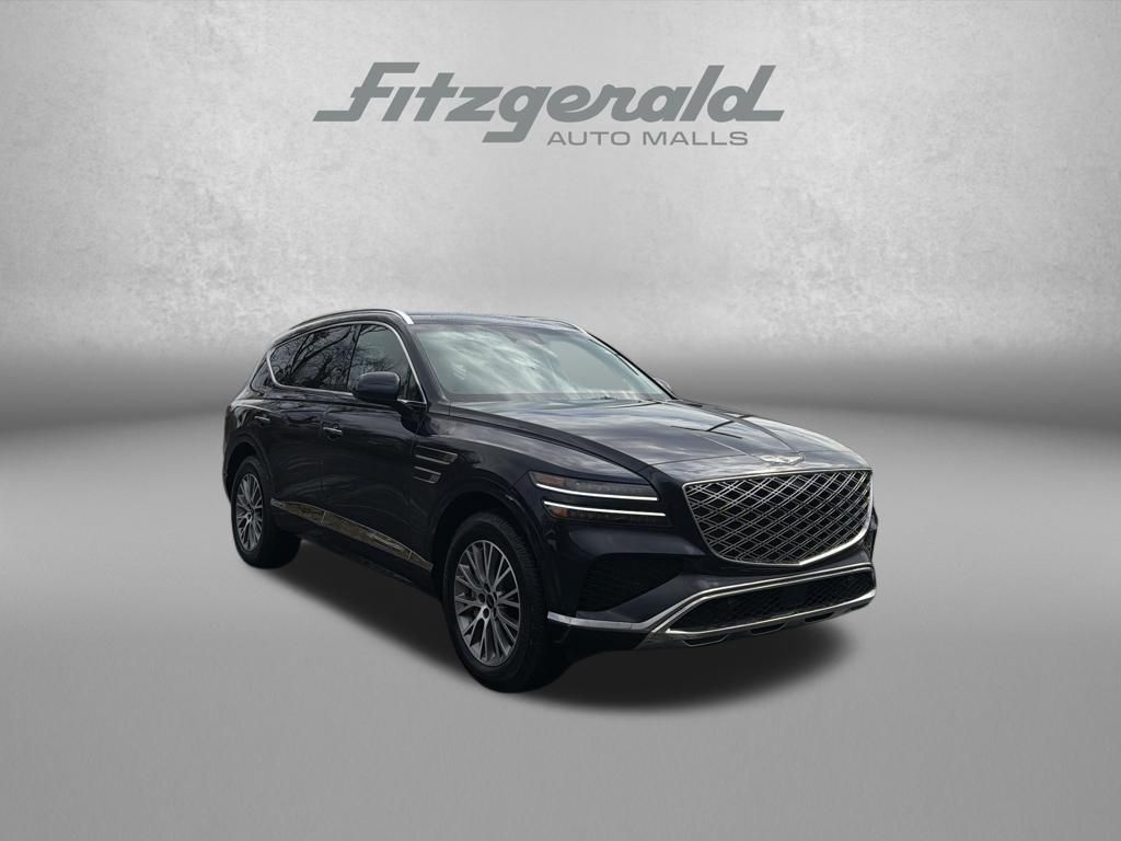 Capri Blue 2025 Genesis GV80 SUV / Crossover All-Wheel Drive 8-Speed Automatic