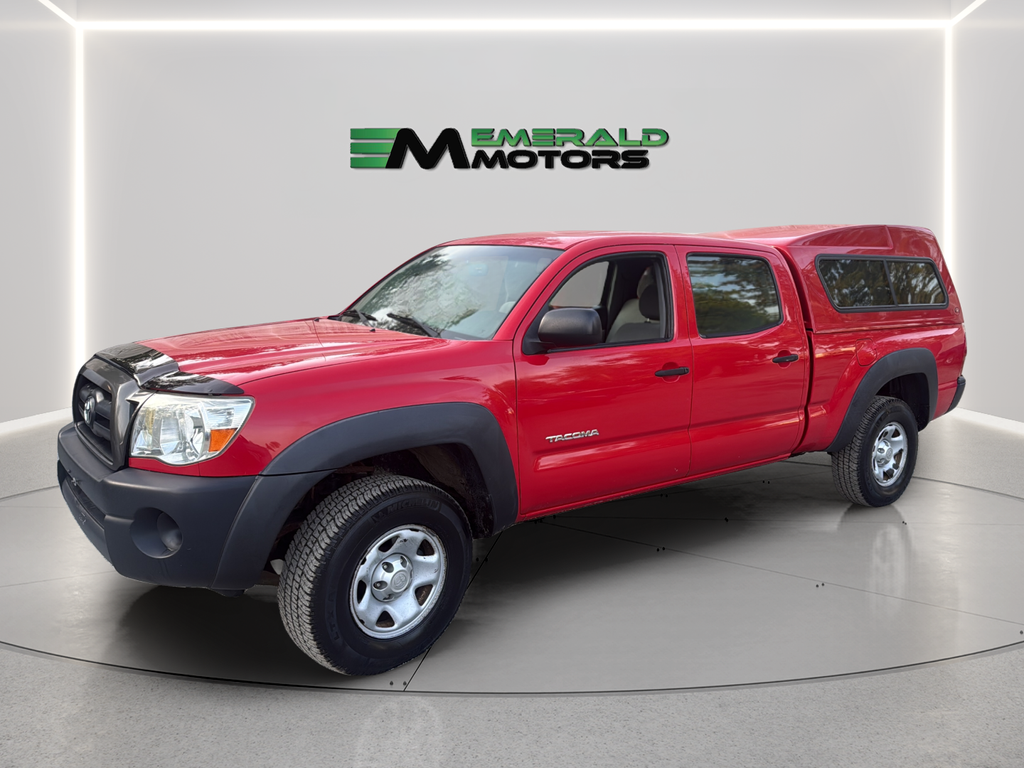 Red 2005 Toyota Tacoma Pickup Truck 5-Speed Automatic Overdrive
