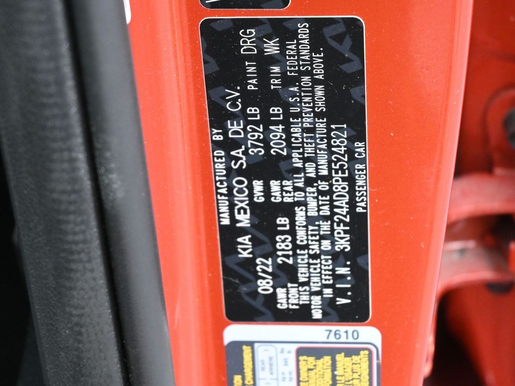 Used 2023 Fire Orange Kia LXS image 16