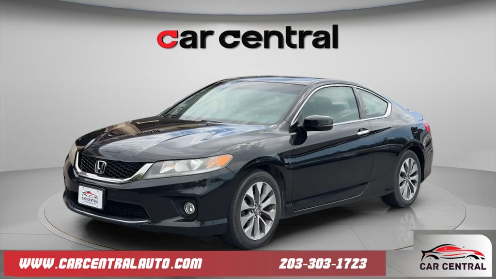 Black 2013 Honda Accord Coupe EX Coupe Front-Wheel Drive Continuously Variable Transmission