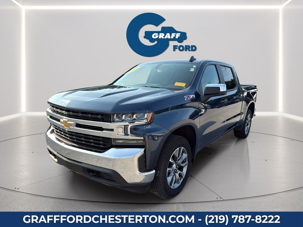 Northsky Blue Metallic 2022 Chevrolet Silverado 1500 Pickup Truck Four-Wheel Drive 8-Speed Automatic