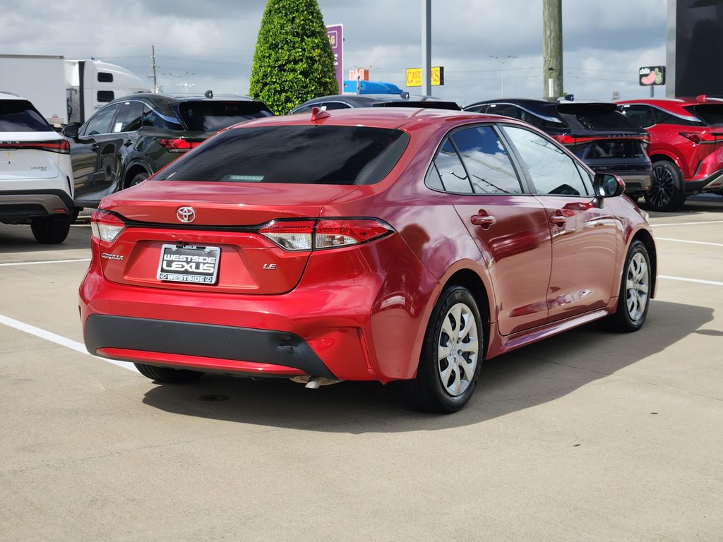 2020 Toyota Corolla LE Red at Community Toyota