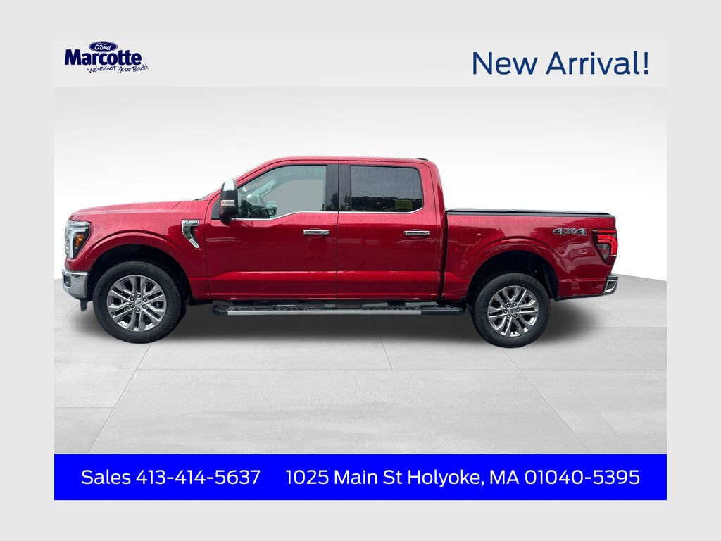 Red Metallic 2025 Ford F-150 Pickup Truck Four-Wheel Drive Automatic