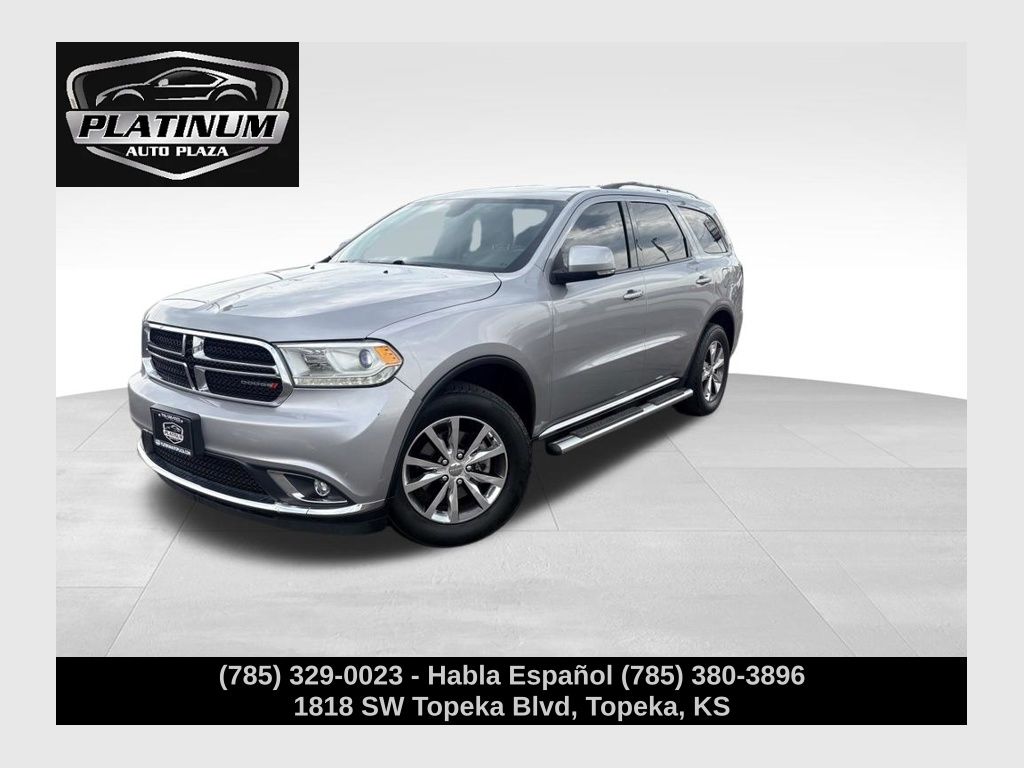 Billet Silver Metallic Clearcoat 2016 Dodge Durango SUV / Crossover All-Wheel Drive 8-Speed Automatic