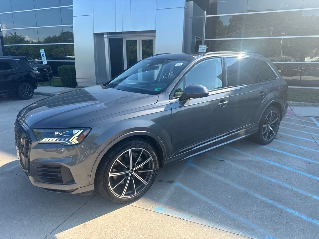 Gray 2021 Audi Q7 SUV / Crossover All-Wheel Drive 8-Speed Automatic