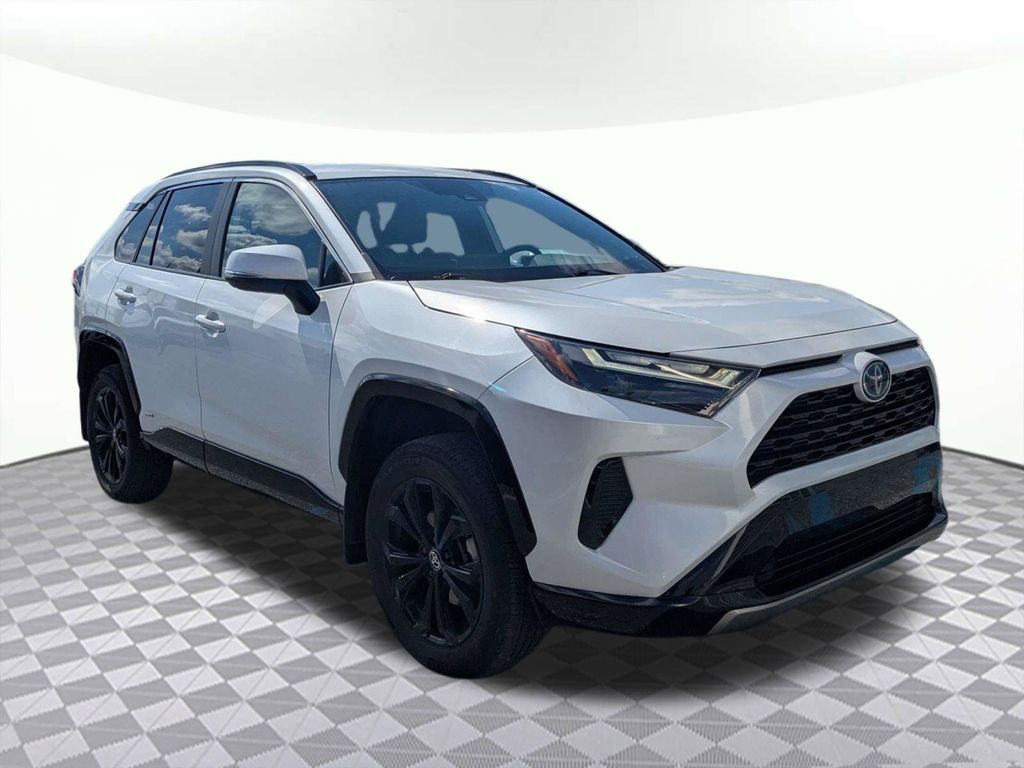 Pearl 2024 Toyota RAV4 Hybrid SE AWD SUV / Crossover All-Wheel Drive Continuously Variable Transmission