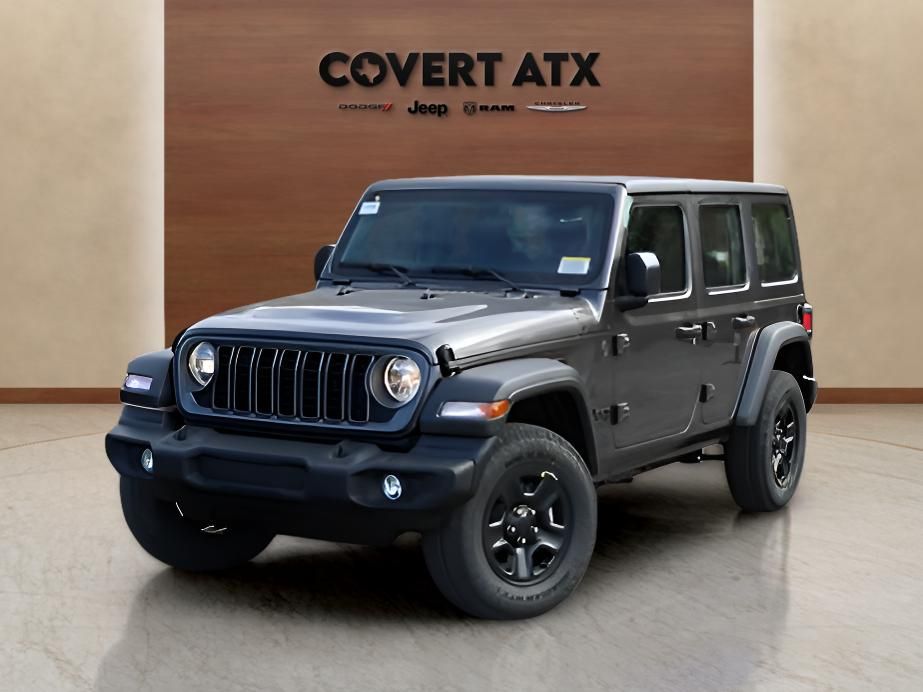 Gray (granite crystal metallic clearcoat) 2026 Jeep Wrangler Sport 4-Door 4WD SUV / Crossover Four-Wheel Drive 8-Speed Automatic