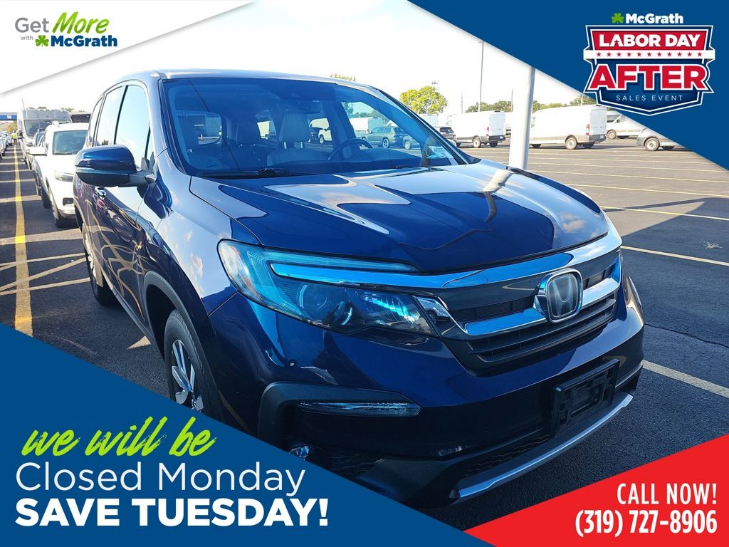 Blue 2019 Honda Pilot SUV / Crossover All-Wheel Drive 6-Speed Automatic