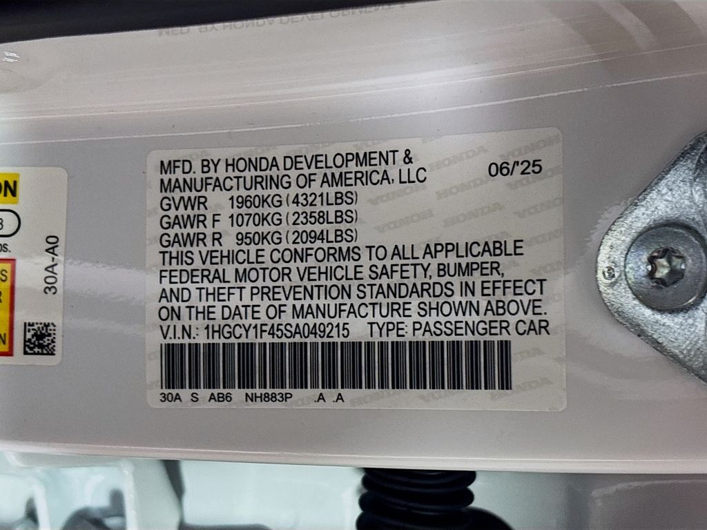 2025 Honda Accord SE