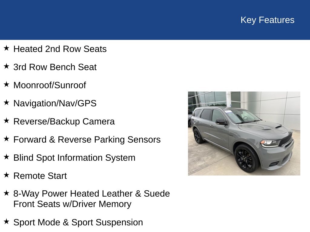 2020 Dodge Durango R/T RWD