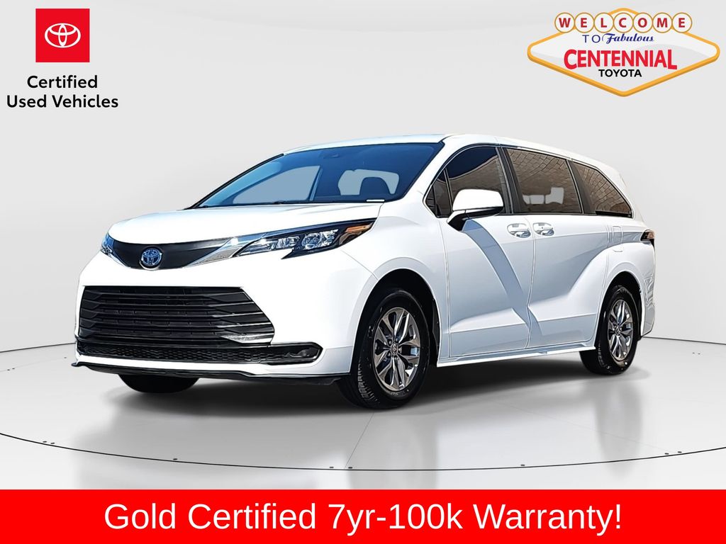 Ice Cap 2025 Toyota Sienna Minivan Front-Wheel Drive Continuously Variable Transmission