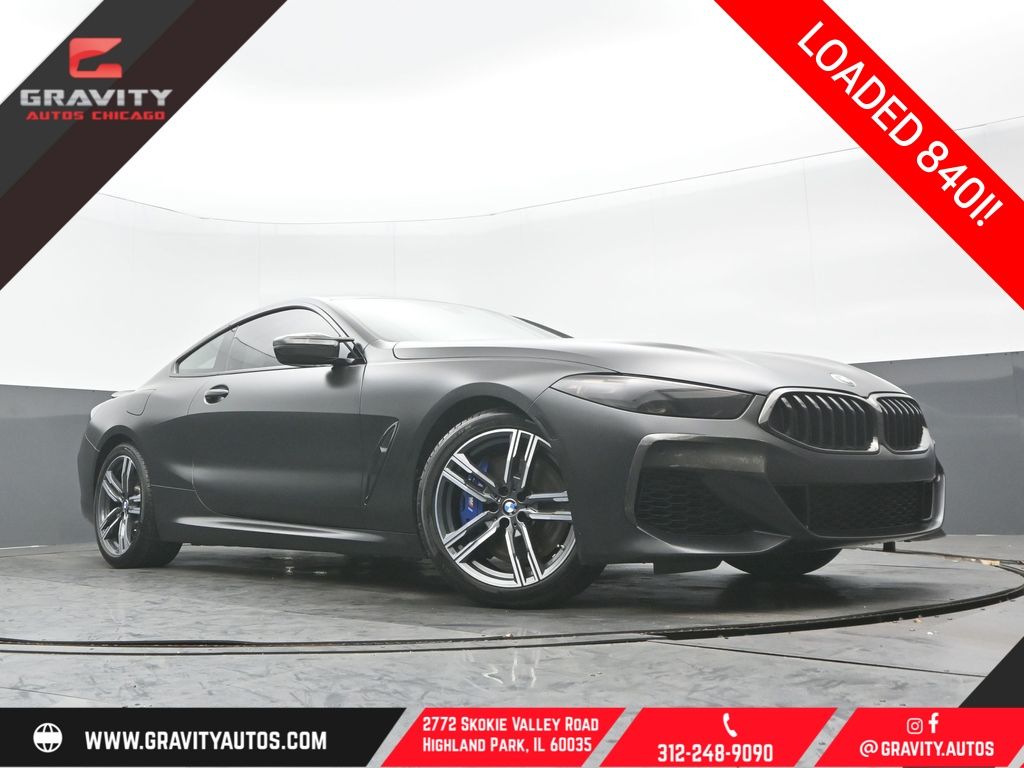 Carbon Black Metallic 2022 BMW 8 Series 840i xDrive Coupe AWD Coupe All-Wheel Drive 8-Speed Automatic