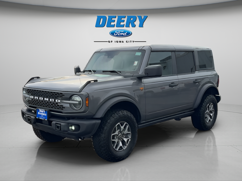 Gray Metallic 2025 Ford Bronco Badlands 4-Door 4WD SUV / Crossover Four-Wheel Drive 10-Speed Automatic