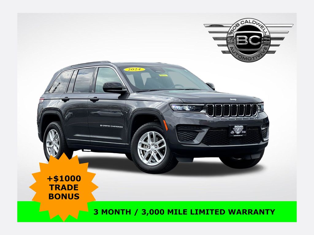 Baltic Gray Metallic Clearcoat 2024 Jeep Grand Cherokee Laredo 4WD SUV / Crossover Four-Wheel Drive 8-Speed Automatic