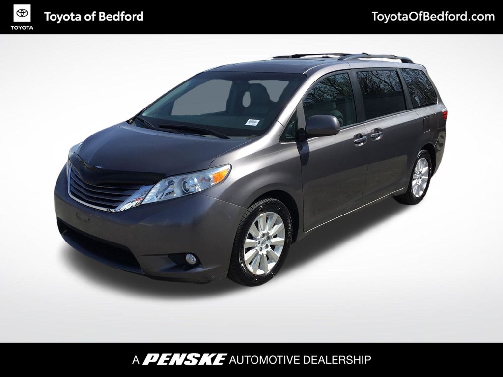Predawn Gray Mica 2015 Toyota Sienna XLE Premium 7-Passenger AWD Minivan All-Wheel Drive 6-Speed Automatic Overdrive