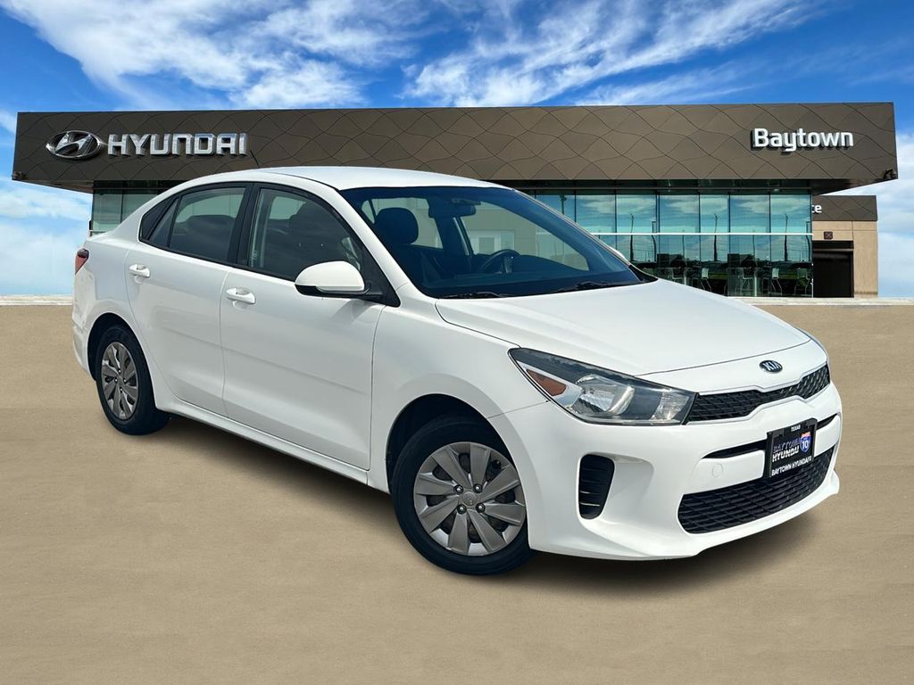 2019 Kia Rio S White at Emmons Autoplex