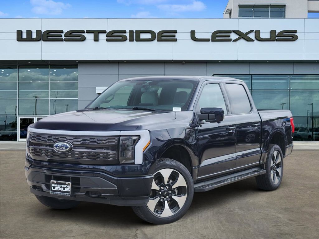 2023 Ford F-150 Lightning Platinum Blue at Cook Ford