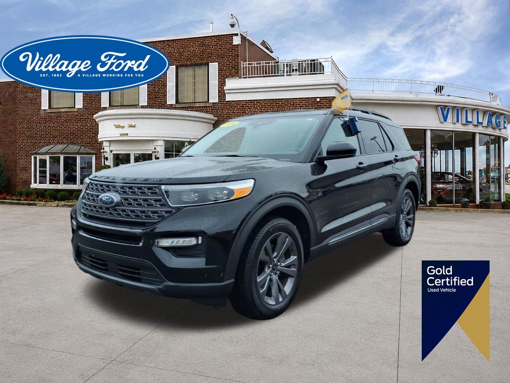 Agate Black Metallic 2024 Ford Explorer SUV / Crossover All-Wheel Drive Automatic
