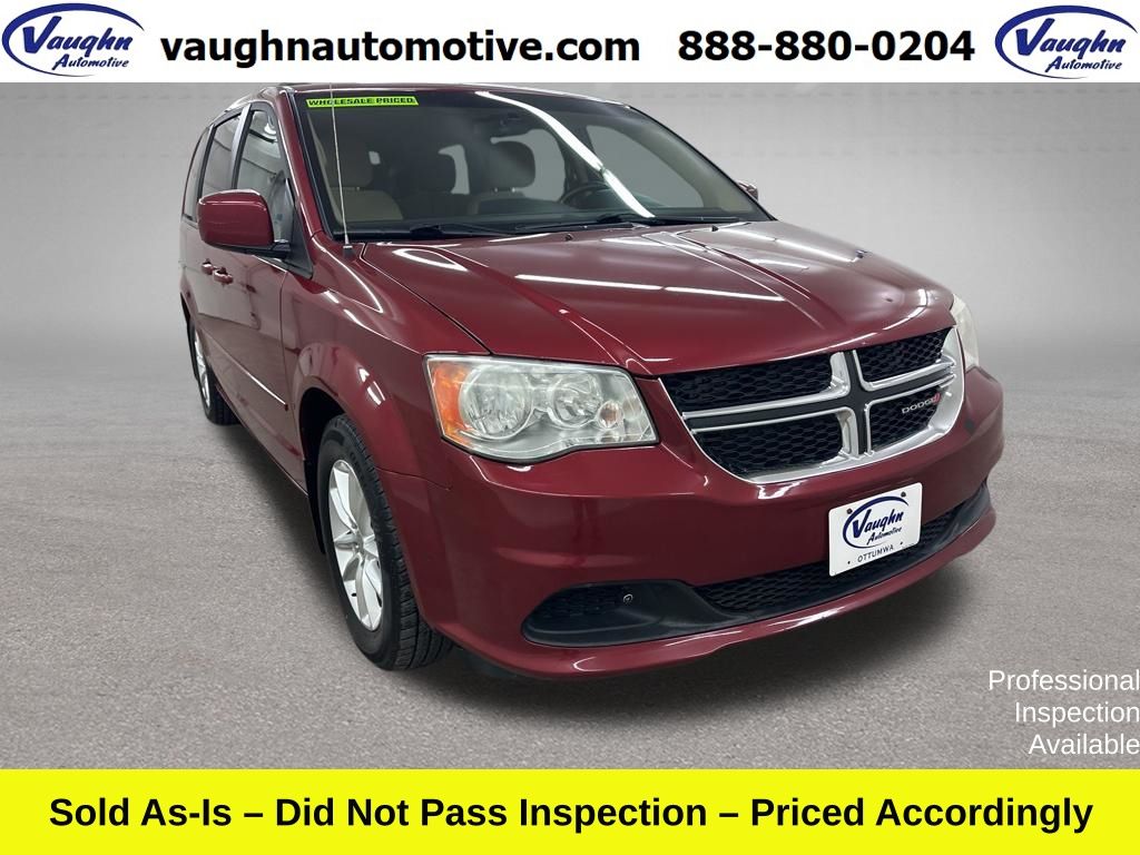 Deep Cherry Red Crystal Pearlcoat 2014 Dodge Grand Caravan SXT FWD Minivan Front-Wheel Drive 6-Speed Automatic