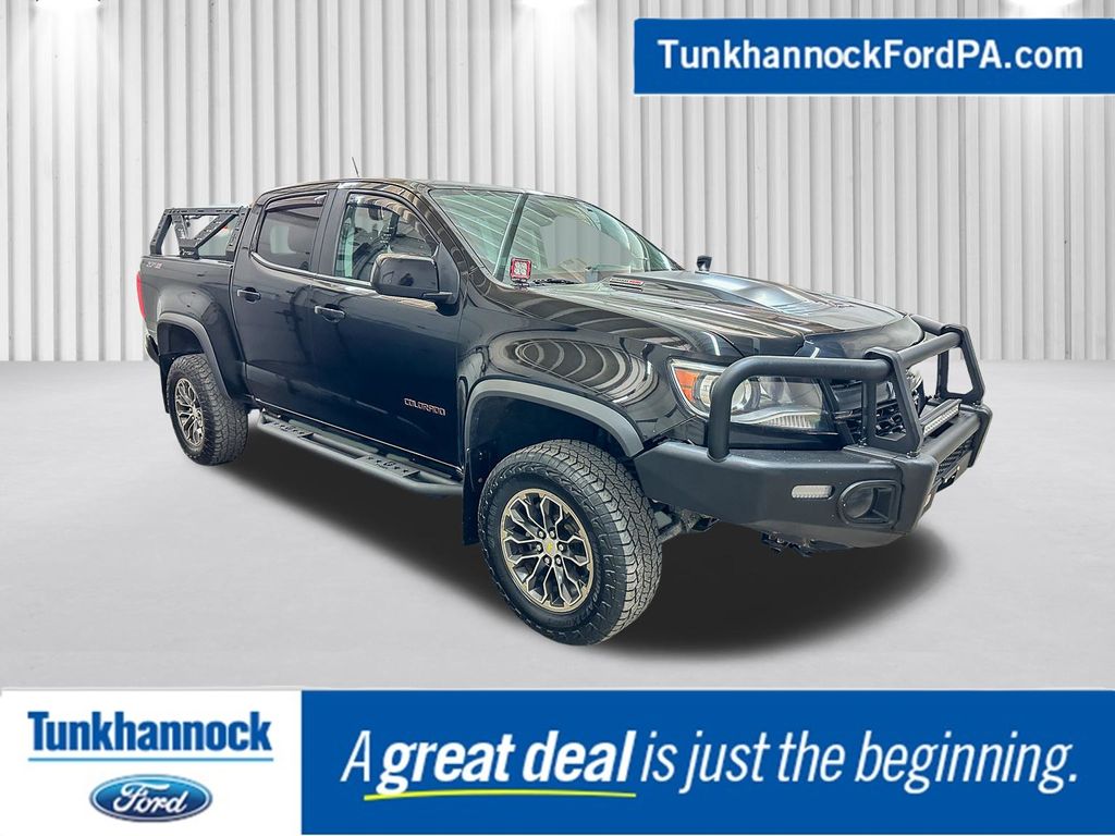Black 2019 Chevrolet Colorado Pickup Truck Four-Wheel Drive 6-Speed Automatic