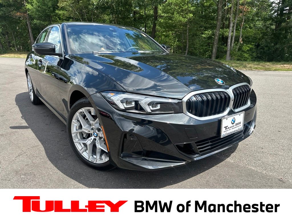 Black Sapphire Metallic 2025 BMW 3 Series Sedan All-Wheel Drive 8-Speed Automatic