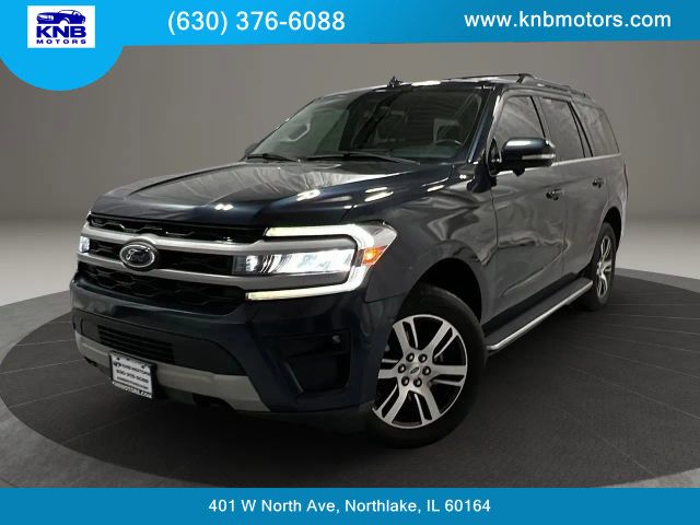 Stone Blue Metallic 2022 Ford Expedition XLT 4WD SUV / Crossover Four-Wheel Drive Automatic
