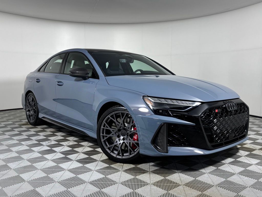 Gray Metallic 2026 Audi RS 3 Sedan All-Wheel Drive 7-Speed Automatic