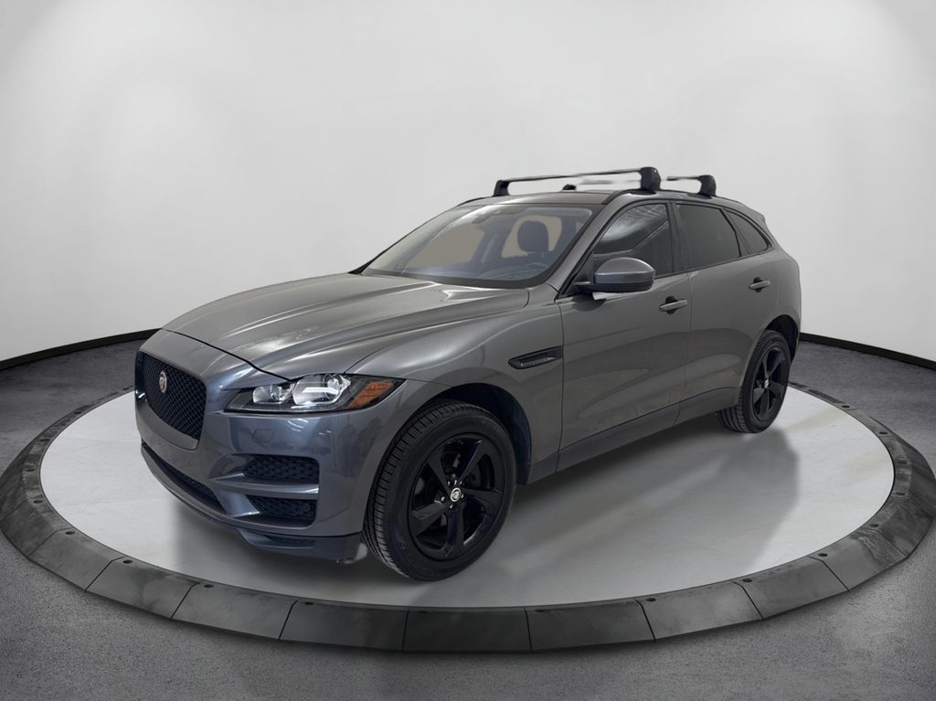 Gray 2018 Jaguar F-PACE SUV / Crossover All-Wheel Drive 8-Speed Automatic