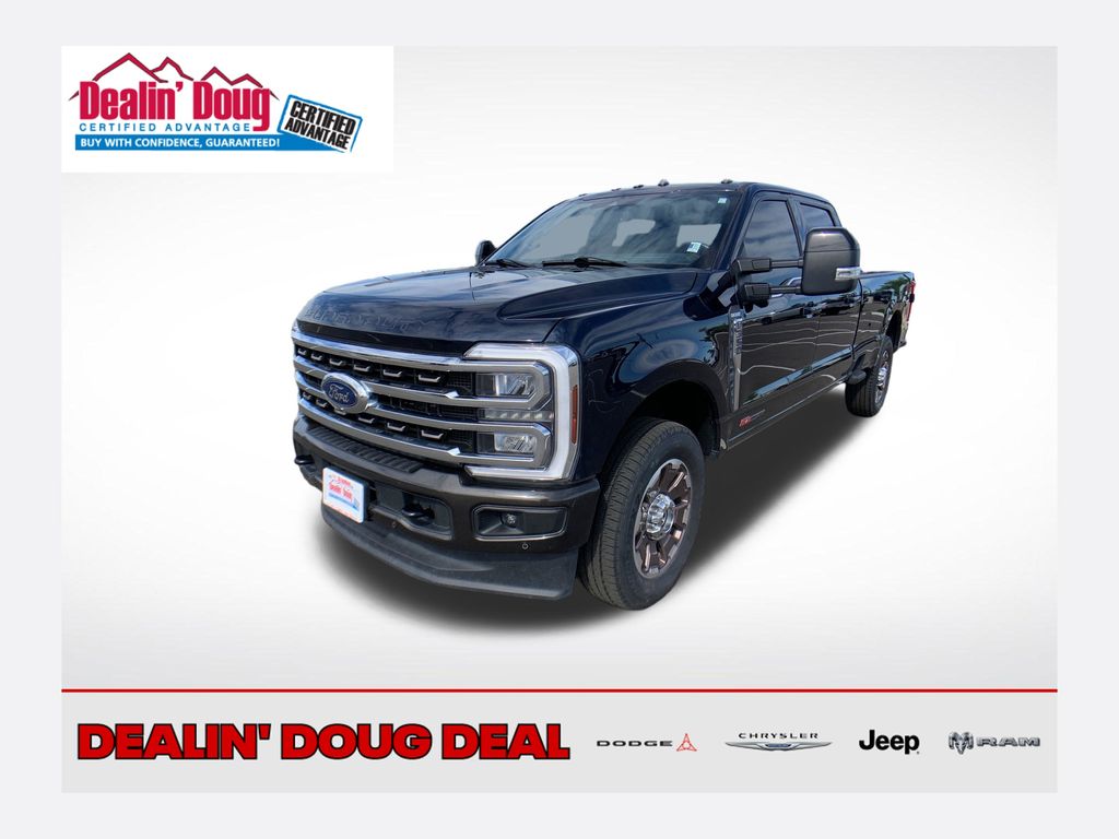 Antimatter Blue Metallic 2024 Ford F-350 Super Duty Pickup Truck Four-Wheel Drive Automatic